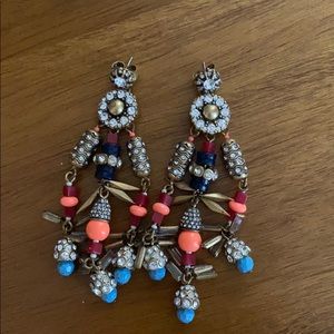 J crew multi stone earrings